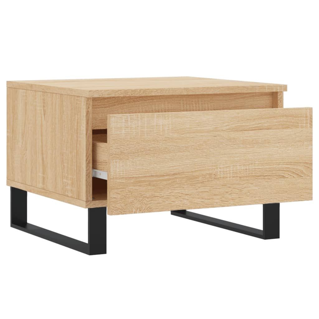 Coffee Tables 2 pcs Sonoma Oak 50x46x35 cm Engineered Wood - Bargainia.com - 