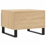 Coffee Tables 2 pcs Sonoma Oak 50x46x35 cm Engineered Wood - Bargainia.com - 
