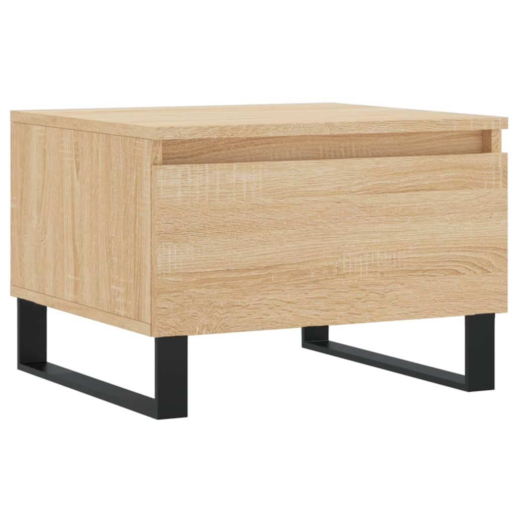 Coffee Tables 2 pcs Sonoma Oak 50x46x35 cm Engineered Wood - Bargainia.com - 