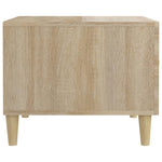 Coffee Tables 2 pcs Sonoma Oak 50x50x40 cm Engineered Wood - Bargainia.com - 