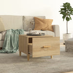 Coffee Tables 2 pcs Sonoma Oak 50x50x40 cm Engineered Wood - Bargainia.com - 