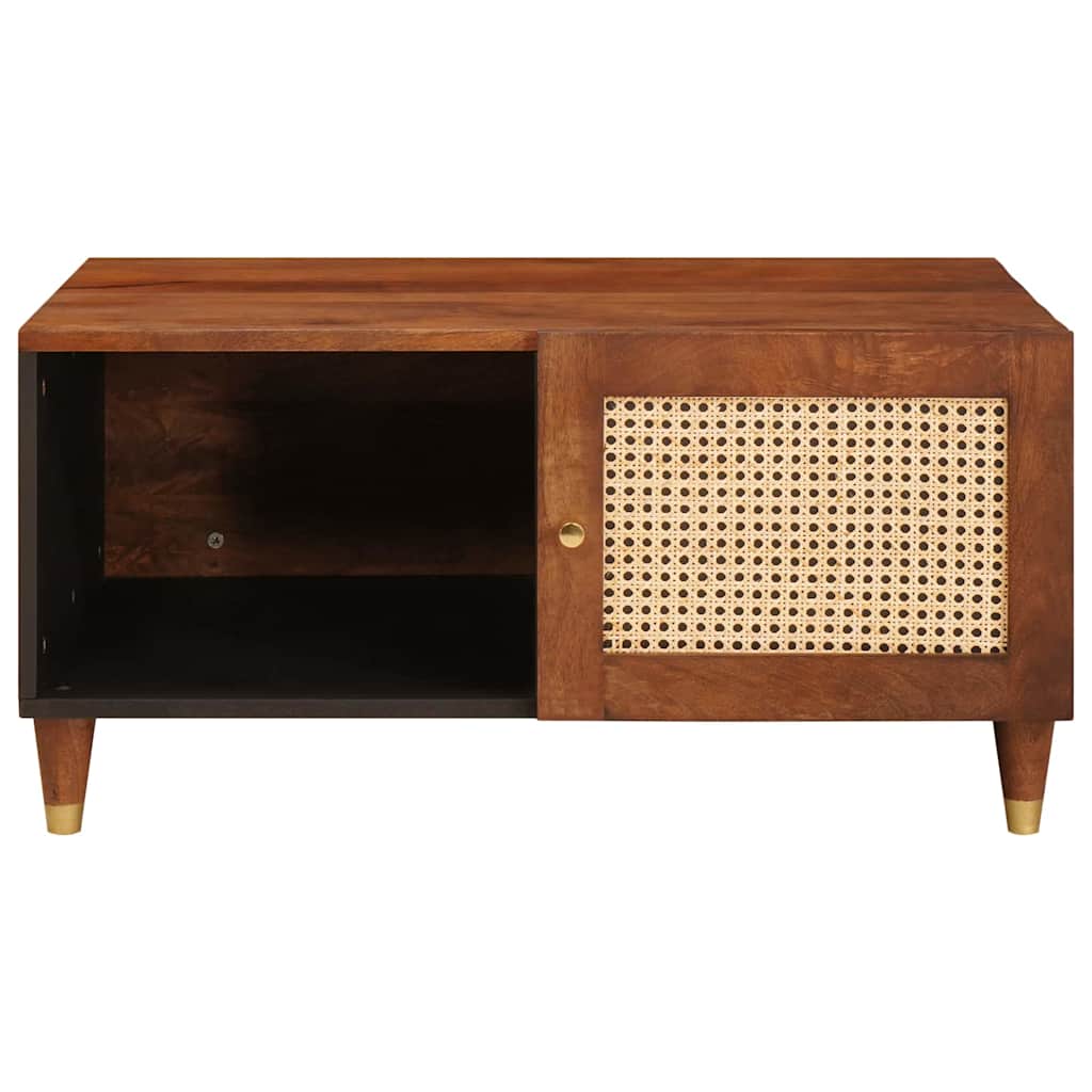 Coffee Tables Brown 80 x 50 x 40 cm Cane and solid mango wood - Bargainia.com - 8721158498830 - 4018884