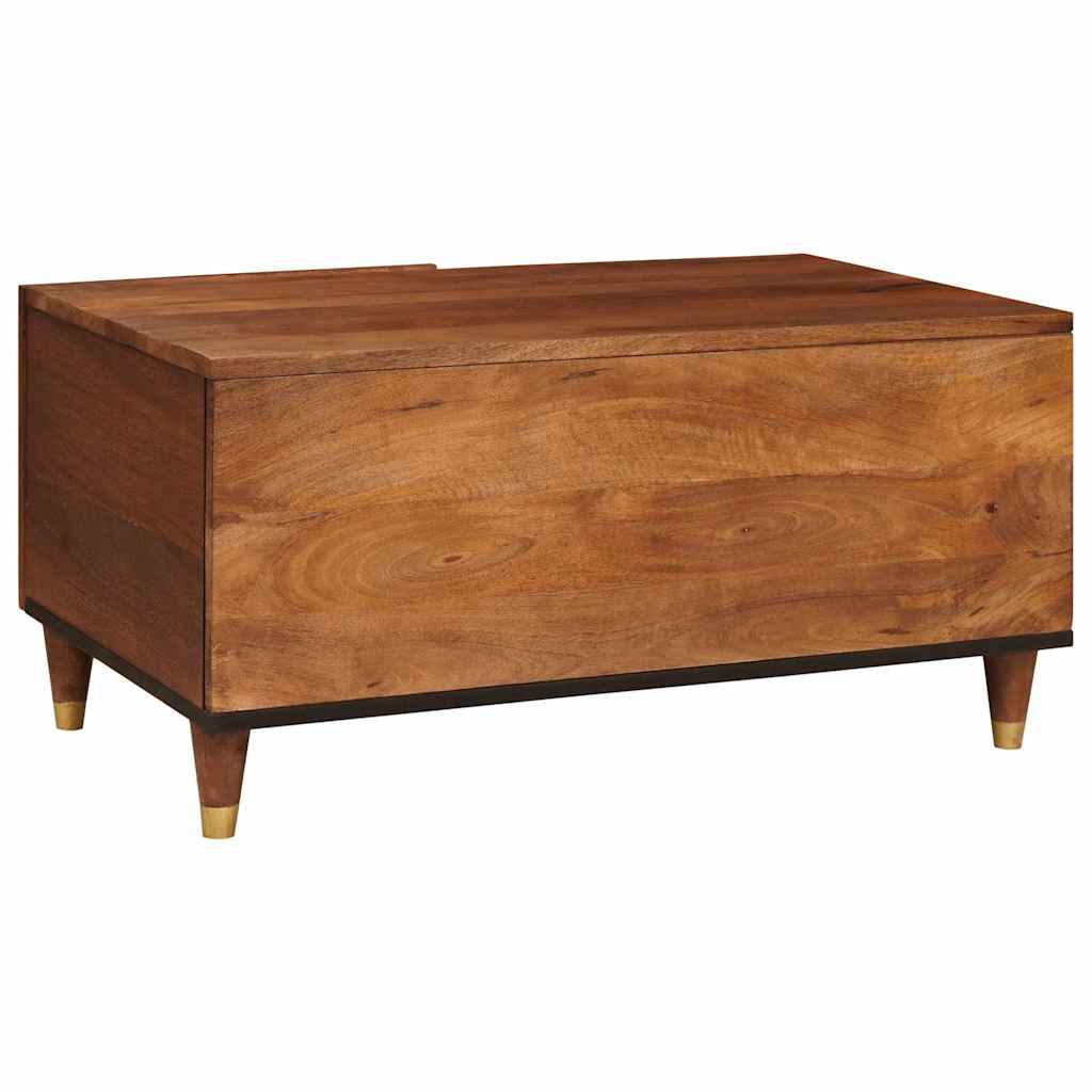 Coffee Tables Brown 80 x 50 x 40 cm Cane and solid mango wood - Bargainia.com - 8721158498830 - 4018884