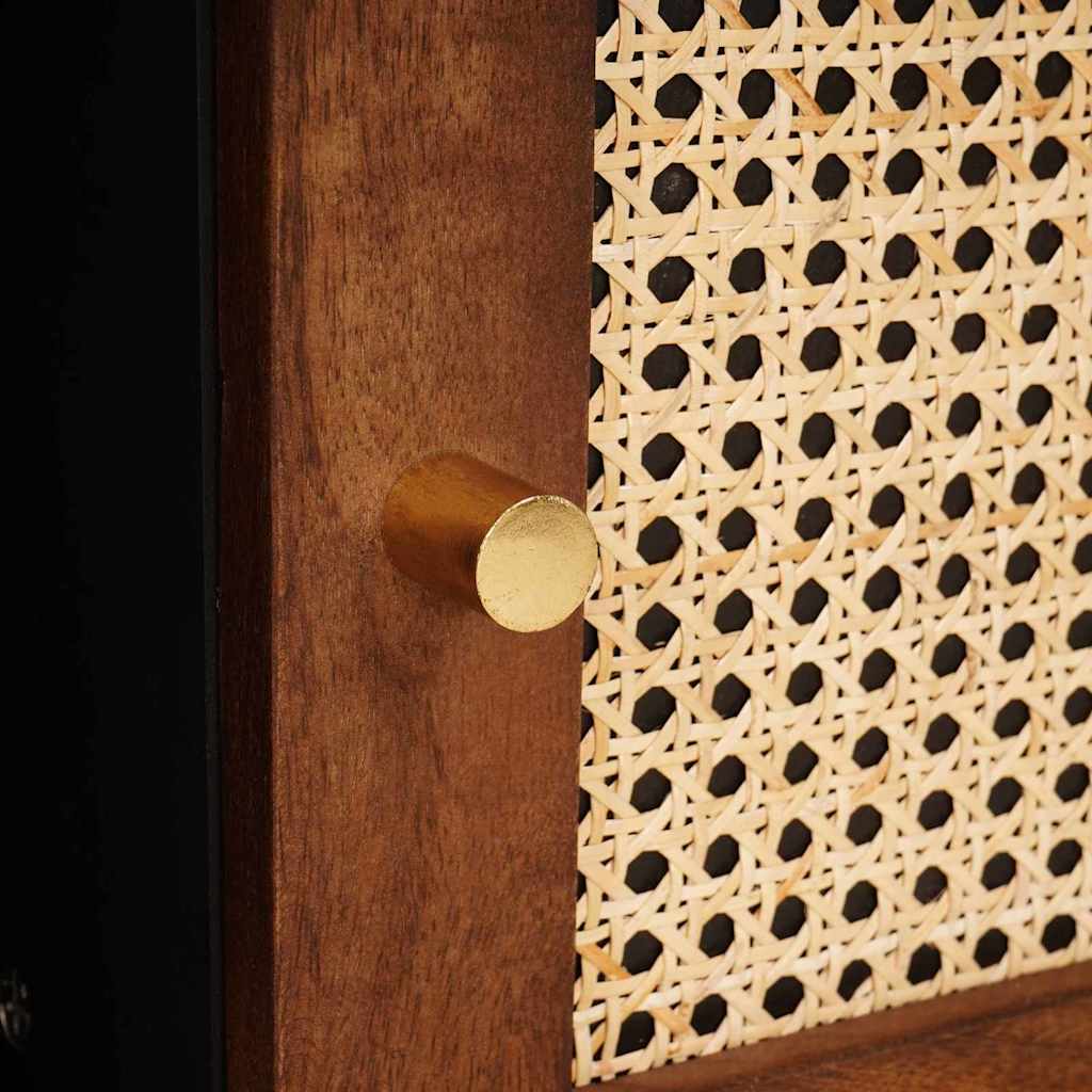 Coffee Tables Brown 80 x 50 x 40 cm Cane and solid mango wood - Bargainia.com - 8721158498830 - 4018884