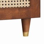 Coffee Tables Brown 80 x 54 x 40 cm Cane and solid mango wood - Bargainia.com - 