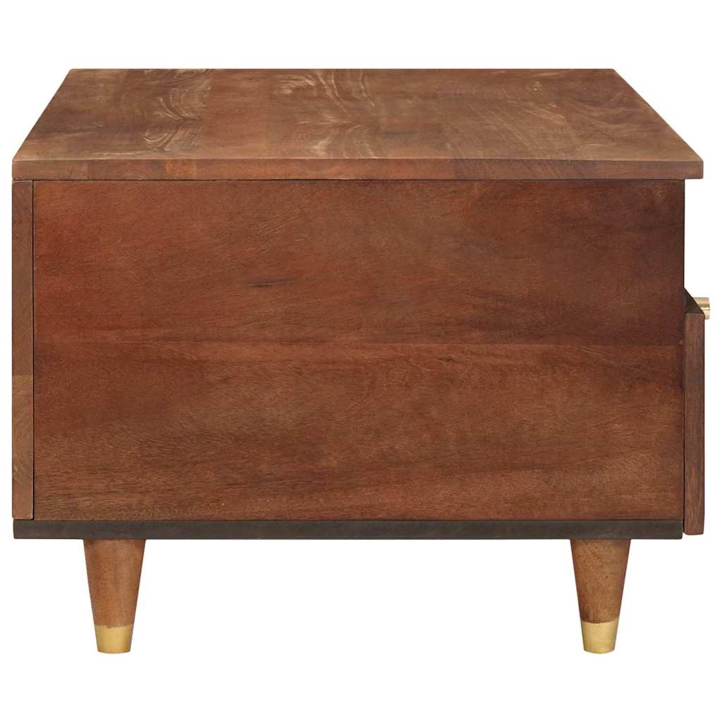 Coffee Tables Brown 80 x 54 x 40 cm Cane and solid mango wood - Bargainia.com - 
