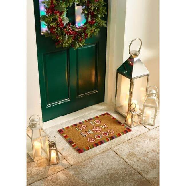 Coir Doormat Christmas & Halloween Design - Bargainia.com - 5026134622838 - MMCOIR_XMSSNO_040X060