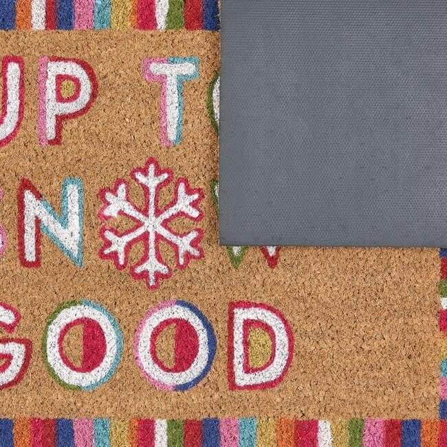Coir Doormat Christmas & Halloween Design - Bargainia.com - 5026134622838 - MMCOIR_XMSSNO_040X060