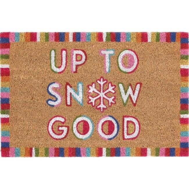 Coir Doormat Christmas & Halloween Design - Bargainia.com - 5026134622838 - MMCOIR_XMSSNO_040X060