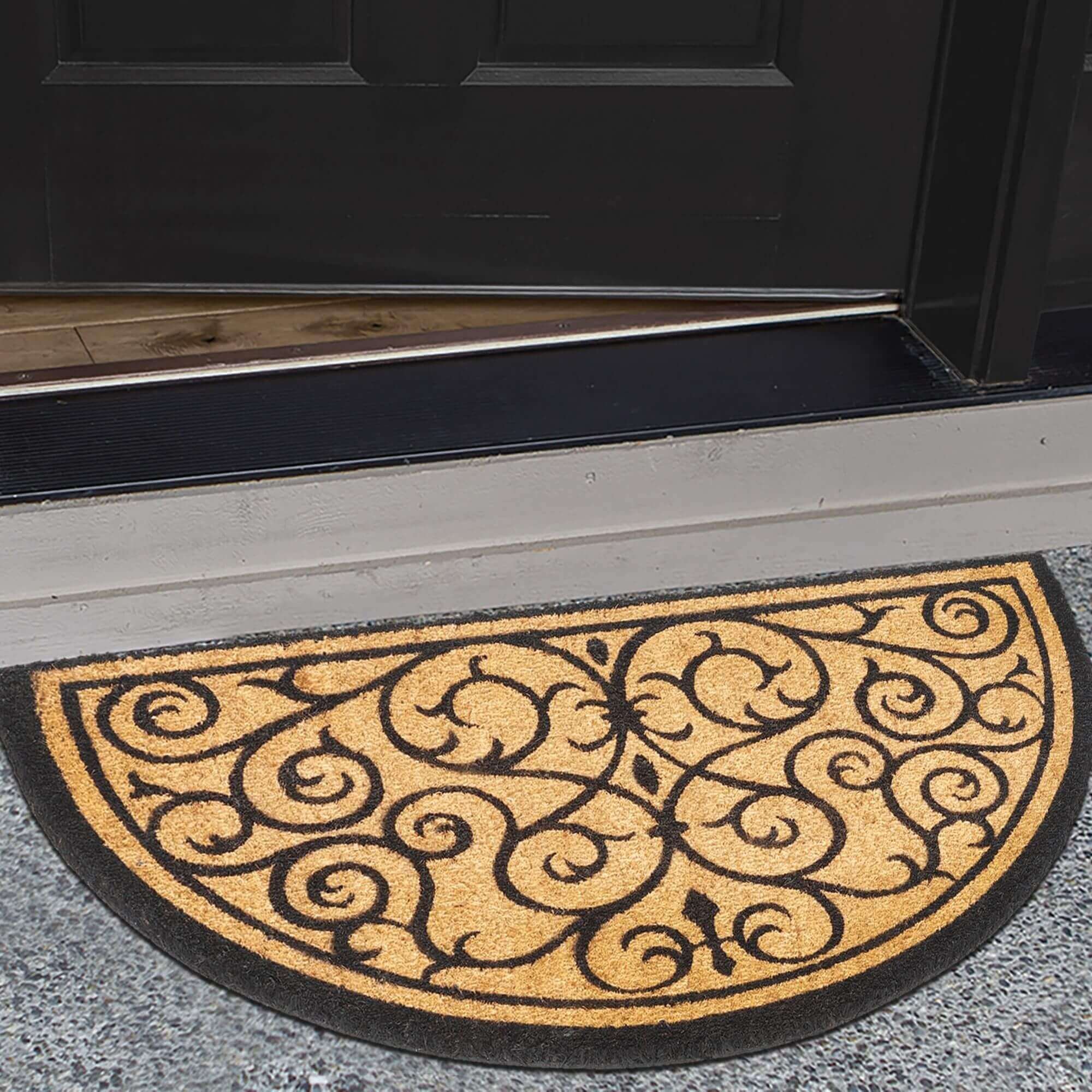 Coir Half Moon & Rectangle Mat 45x75 cm | 131 - Bargainia.com - 5060676065326 - EPS002001