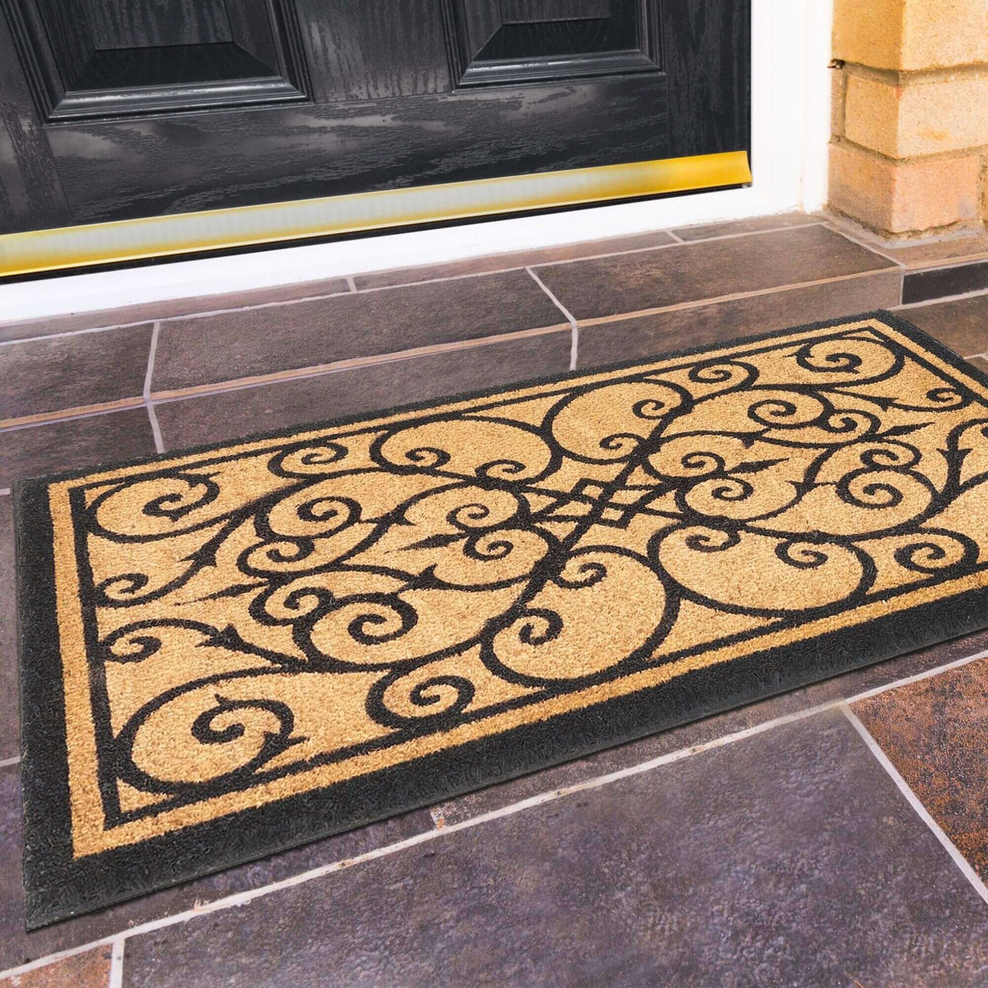 Coir Half Moon & Rectangle Mat 45x75 cm | 131 - Bargainia.com - 5060676065357 - EPS001001