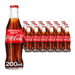 Coke Original Glass Bottles 24 x 200ml - Bargainia.com - 
