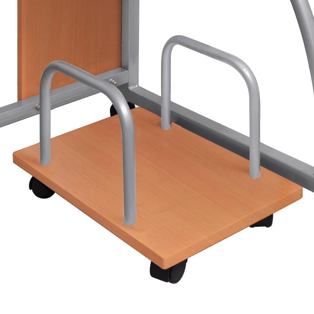 Computer Desk Brown 110x52x88.5 cm Engineered Wood - Bargainia.com - 