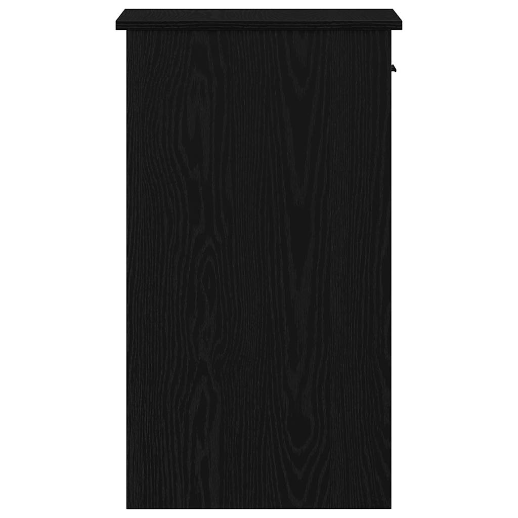 Computer Tower Stand with Drawer Black 35x45x77 cm - Bargainia.com - 