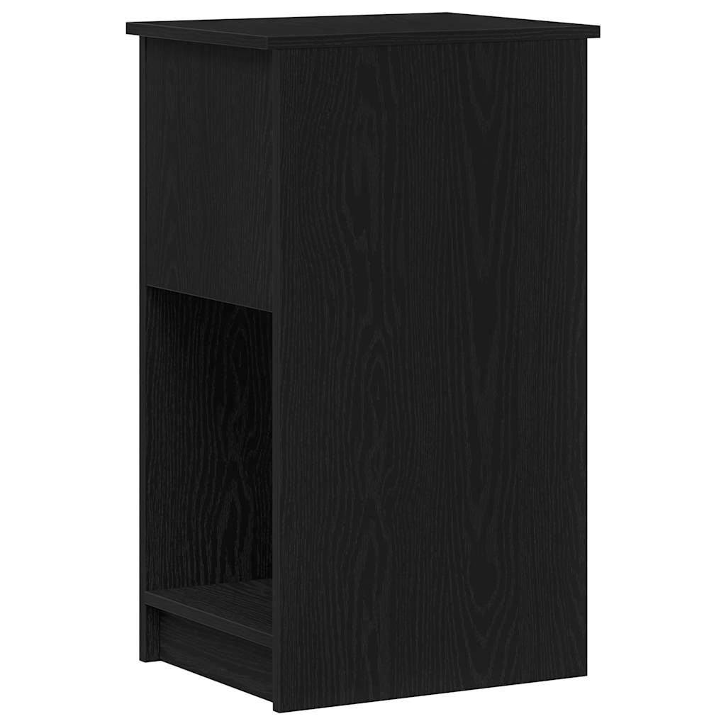 Computer Tower Stand with Drawer Black 35x45x77 cm - Bargainia.com - 