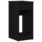 Computer Tower Stand with Drawer Black 35x45x77 cm - Bargainia.com - 