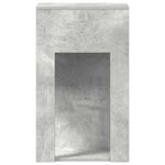 Computer Tower Stand with Drawer Concrete Grey 30x44x74 cm - Bargainia.com - 