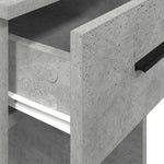Computer Tower Stand with Drawer Concrete Grey 35x45x77 cm - Bargainia.com - 