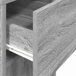 Computer Tower Stand with Drawer Grey Sonoma 30x44x74 cm - Bargainia.com - 