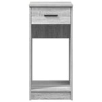 Computer Tower Stand with Drawer Grey Sonoma 35x45x77 cm - Bargainia.com - 
