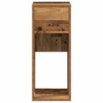 Computer Tower Stand with Drawer Old Wood 30x44x74 cm - Bargainia.com - 