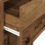 Computer Tower Stand with Drawer Old Wood 30x44x74 cm - Bargainia.com - 