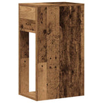Computer Tower Stand with Drawer Old Wood 30x44x74 cm - Bargainia.com - 
