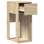 Computer Tower Stand with Drawer Sonoma Oak 30x44x74 cm - Bargainia.com - 