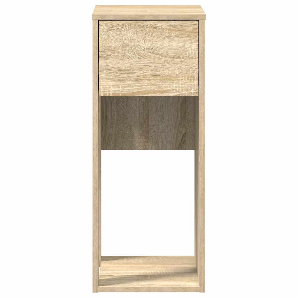Computer Tower Stand with Drawer Sonoma Oak 30x44x74 cm - Bargainia.com - 