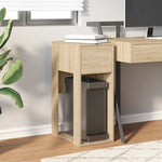 Computer Tower Stand with Drawer Sonoma Oak 30x44x74 cm - Bargainia.com - 