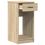 Computer Tower Stand with Drawer Sonoma Oak 35x45x77 cm - Bargainia.com - 