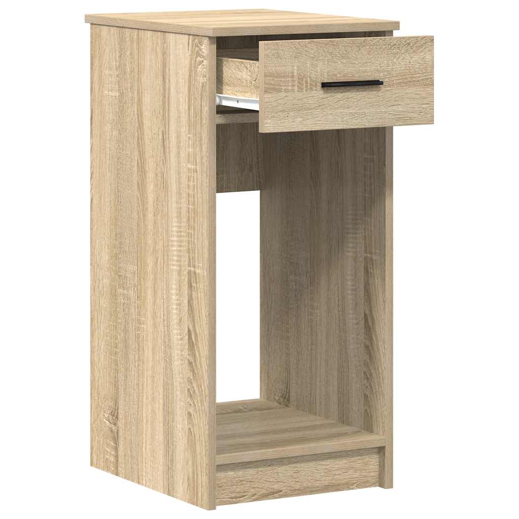 Computer Tower Stand with Drawer Sonoma Oak 35x45x77 cm - Bargainia.com - 