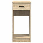 Computer Tower Stand with Drawer Sonoma Oak 35x45x77 cm - Bargainia.com - 