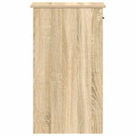 Computer Tower Stand with Drawer Sonoma Oak 35x45x77 cm - Bargainia.com - 