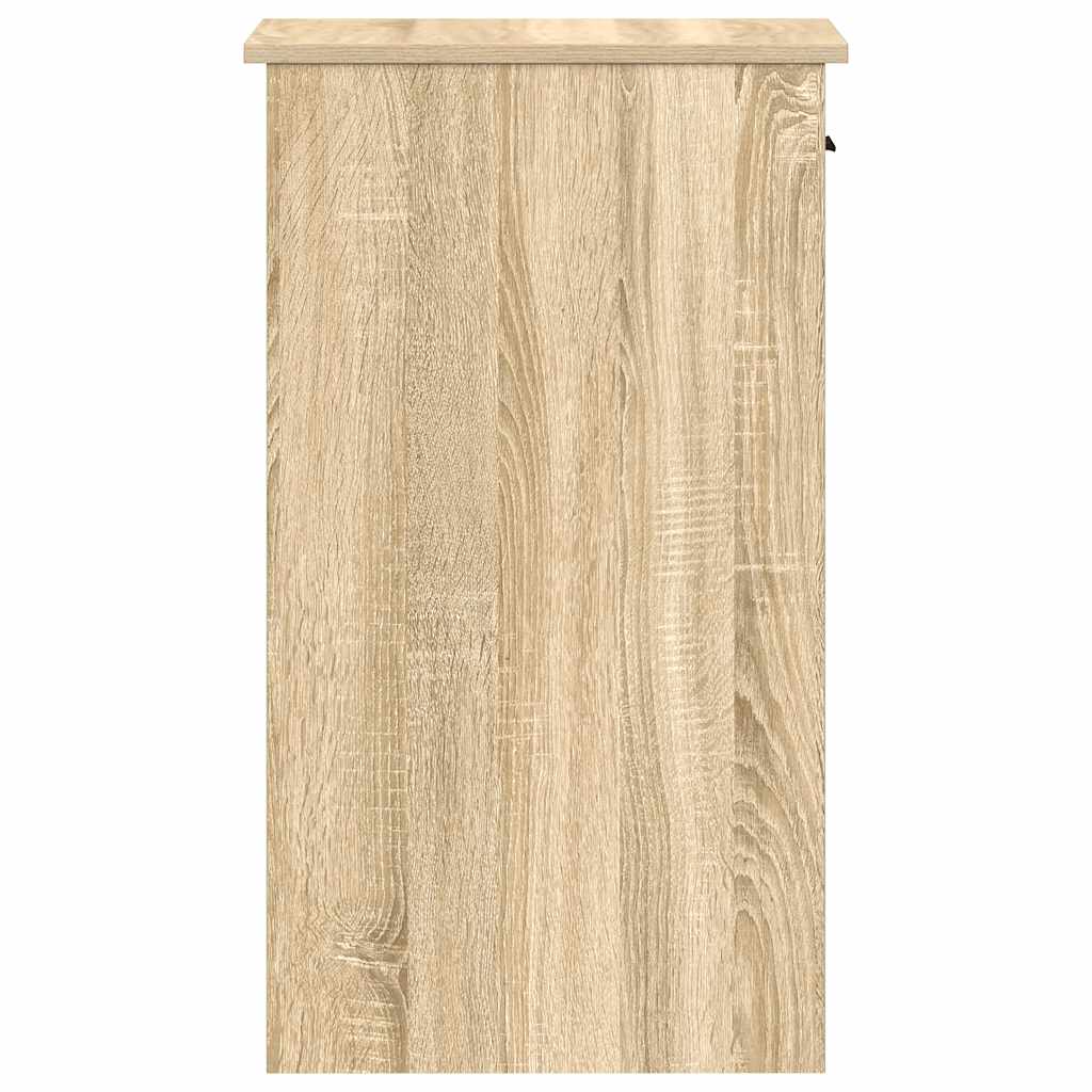 Computer Tower Stand with Drawer Sonoma Oak 35x45x77 cm - Bargainia.com - 