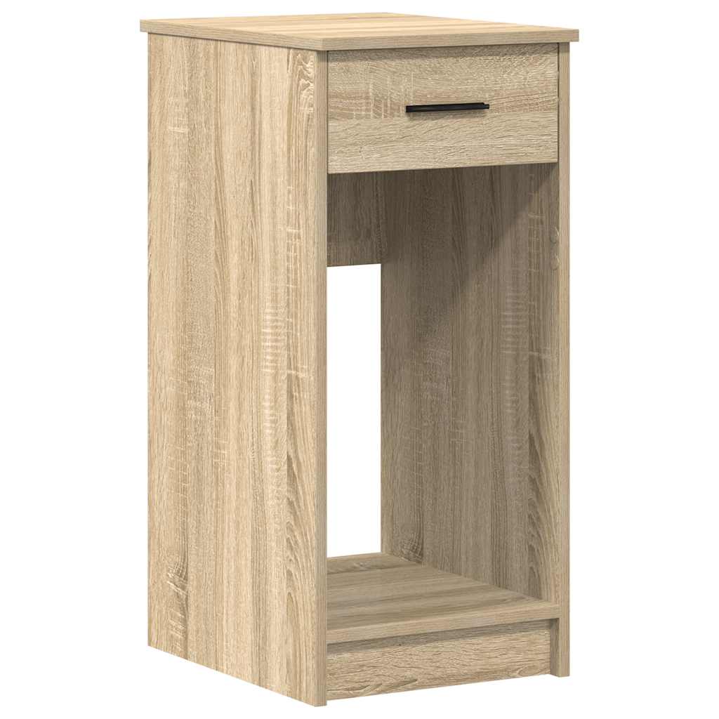 Computer Tower Stand with Drawer Sonoma Oak 35x45x77 cm - Bargainia.com - 