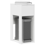 Computer Tower Stand with Drawer White 30x44x74 cm - Bargainia.com - 