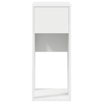 Computer Tower Stand with Drawer White 30x44x74 cm - Bargainia.com - 
