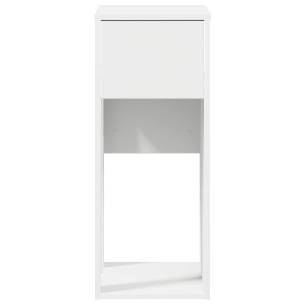 Computer Tower Stand with Drawer White 30x44x74 cm - Bargainia.com - 