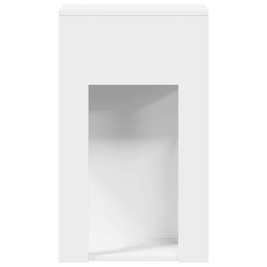 Computer Tower Stand with Drawer White 30x44x74 cm - Bargainia.com - 