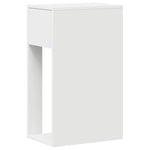 Computer Tower Stand with Drawer White 30x44x74 cm - Bargainia.com - 