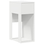 Computer Tower Stand with Drawer White 30x44x74 cm - Bargainia.com - 