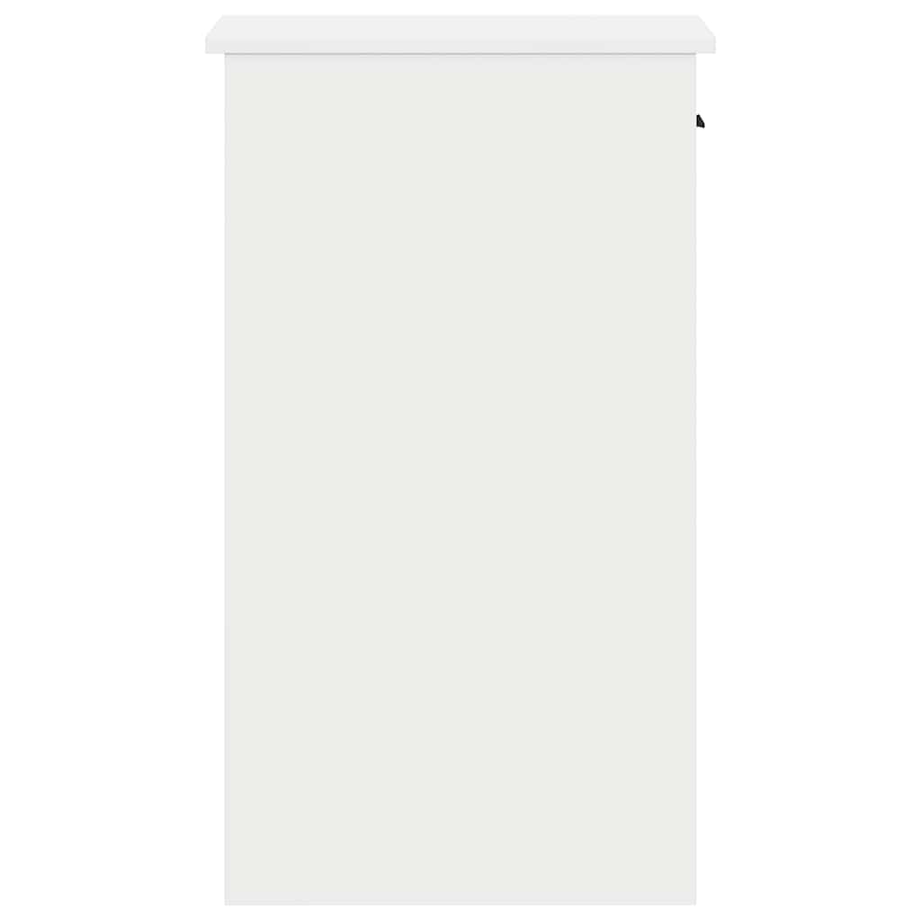 Computer Tower Stand with Drawer White 35x45x77 cm - Bargainia.com - 