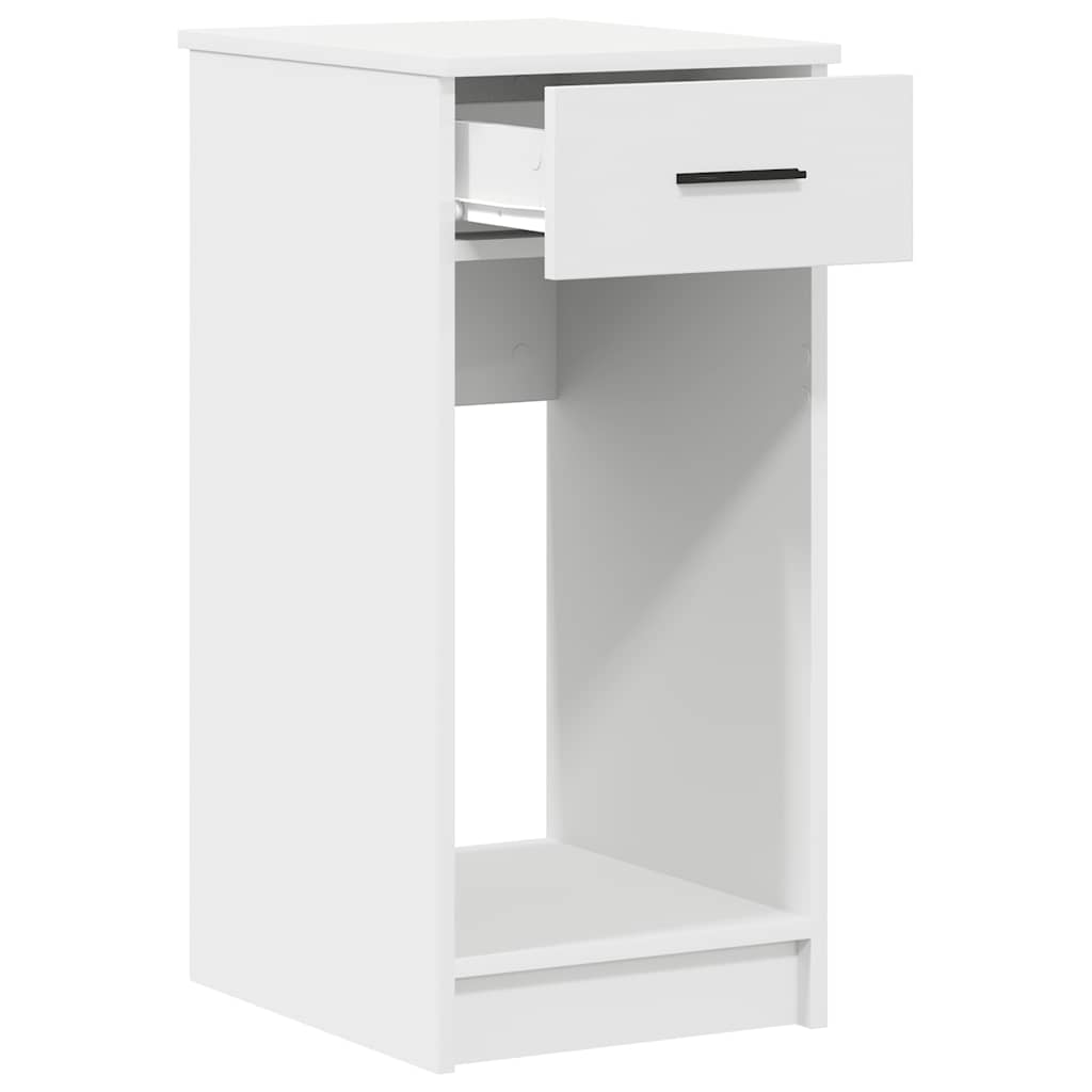 Computer Tower Stand with Drawer White 35x45x77 cm - Bargainia.com - 8721158576194 - 858740
