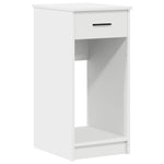 Computer Tower Stand with Drawer White 35x45x77 cm - Bargainia.com - 