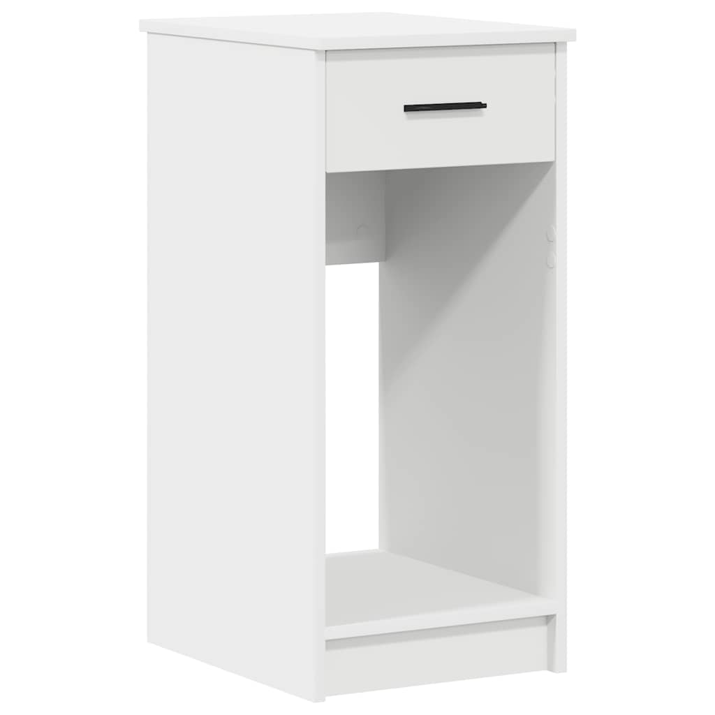Computer Tower Stand with Drawer White 35x45x77 cm - Bargainia.com - 