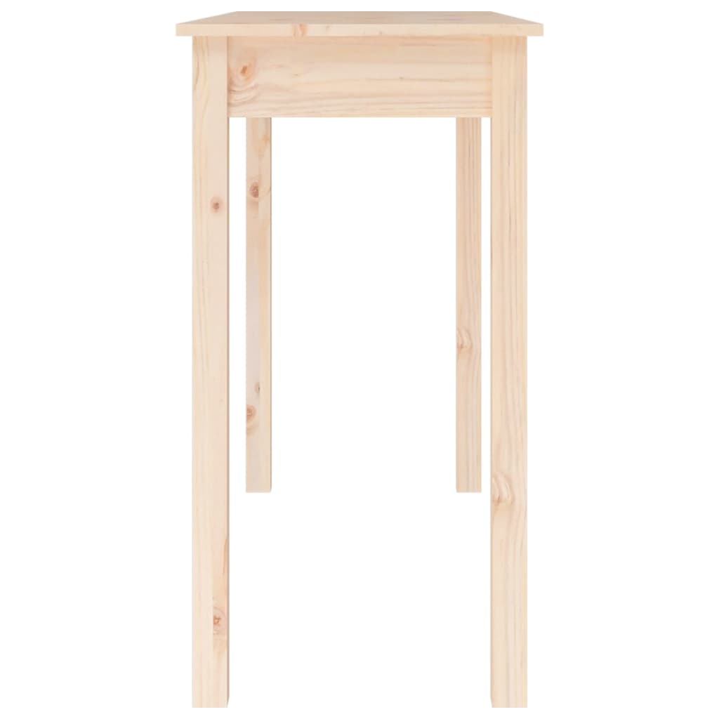 Console Table 110x40x75 cm Solid Wood Pine - Bargainia.com - 