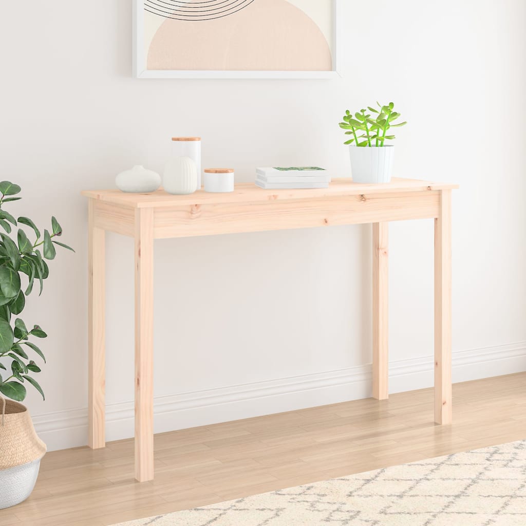 Console Table 110x40x75 cm Solid Wood Pine - Bargainia.com - 8720287188421 - 814239
