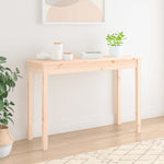 Console Table 110x40x75 cm Solid Wood Pine - Bargainia.com - 