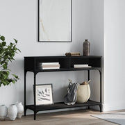 Console Table Black 100x30.5x75 cm Engineered Wood - Bargainia.com - 8720845915711 - 833388
